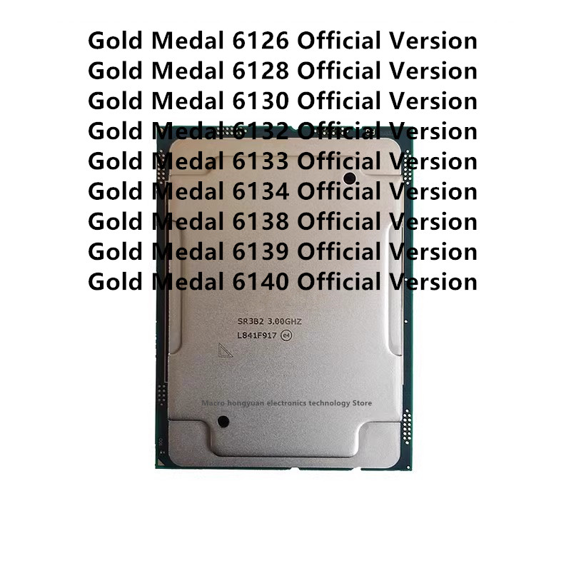 Gold 6138 - Oficjalna wersja procesora XEON Gold Medal