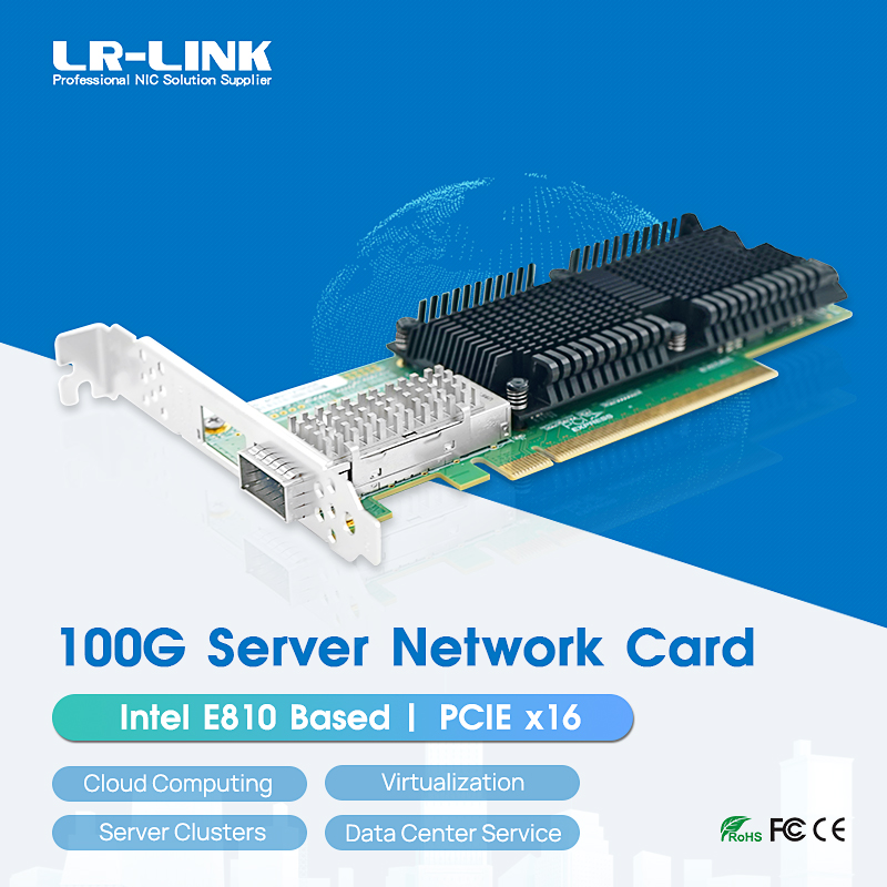 100Gbe Qsfp28 Network Card - LR-LINK 1019PF-QSFP28 Karta sieciowa PCIe x16