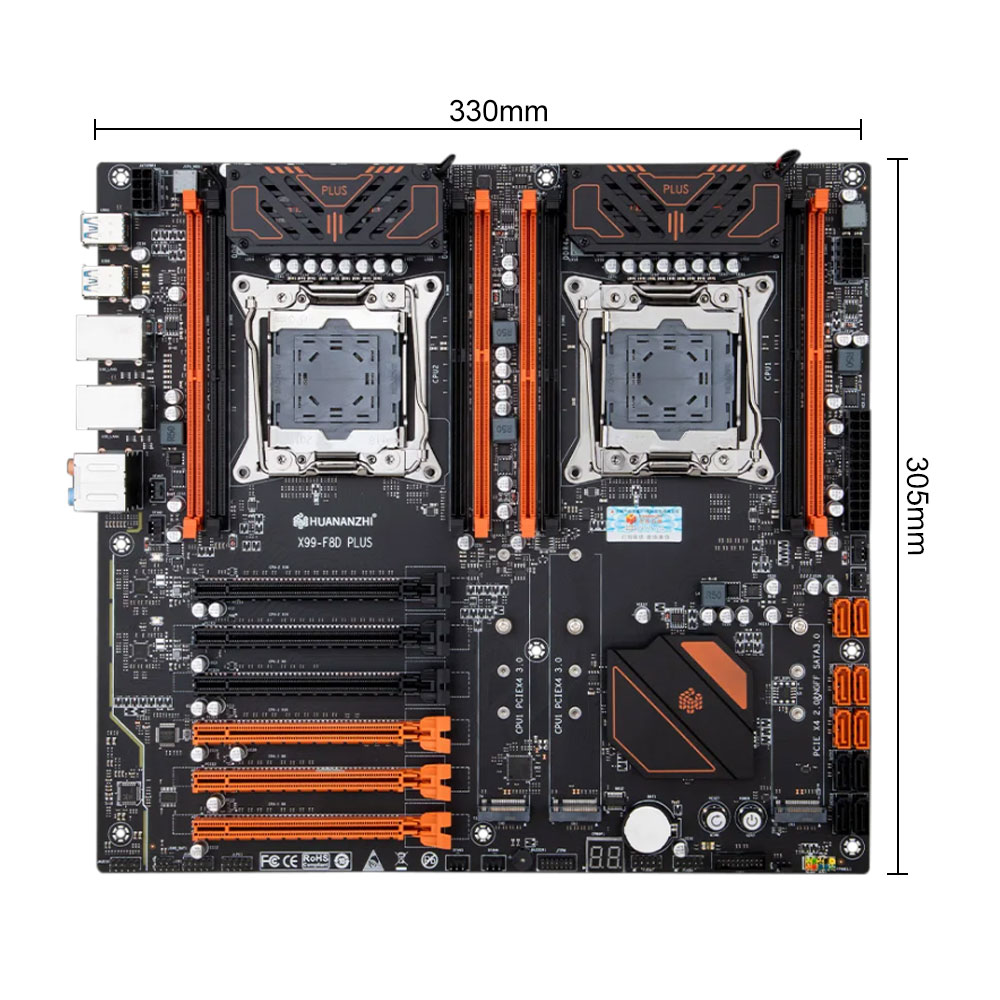 Płyta główna HUANANZHI X99 F8D – E5 2696 V3 recenzja i cena