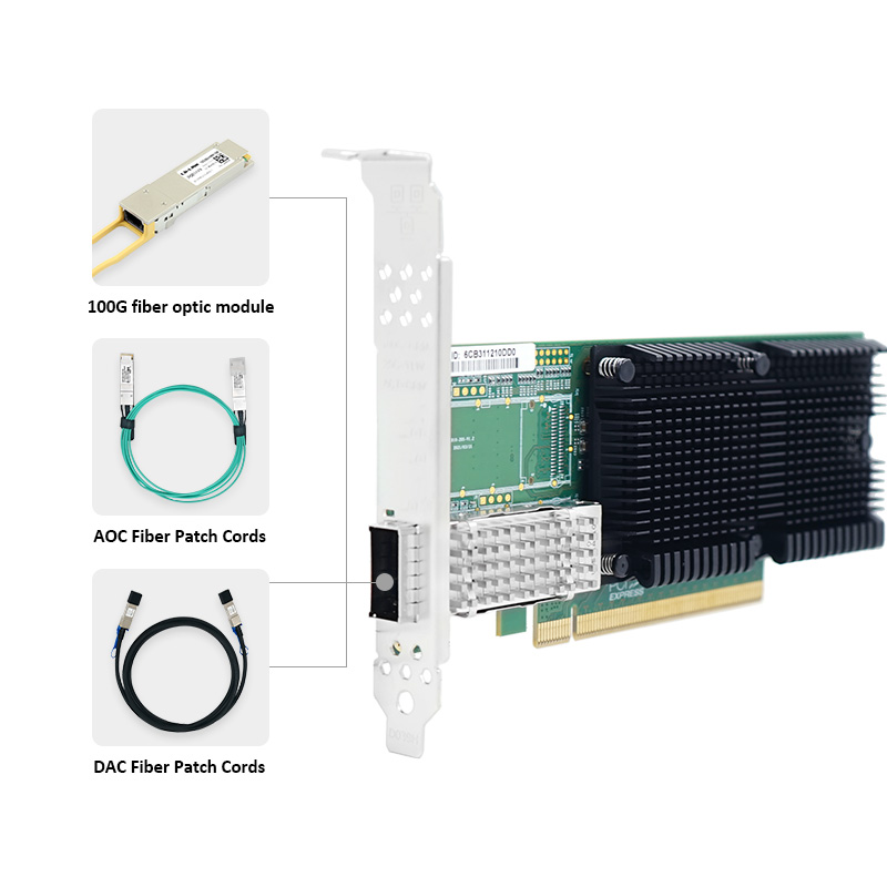 LR-LINK 1019PF-QSFP28 Karta si – 100Gbe Qsfp28 Network Card recenzja i cena